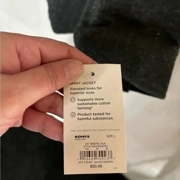 New with tags, womens size large shacket, #E649 - Picture 3 of 5